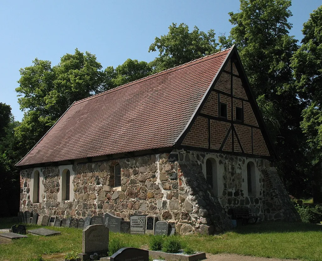 Church in Lenzen-Mellen in Brandenburg, Germany