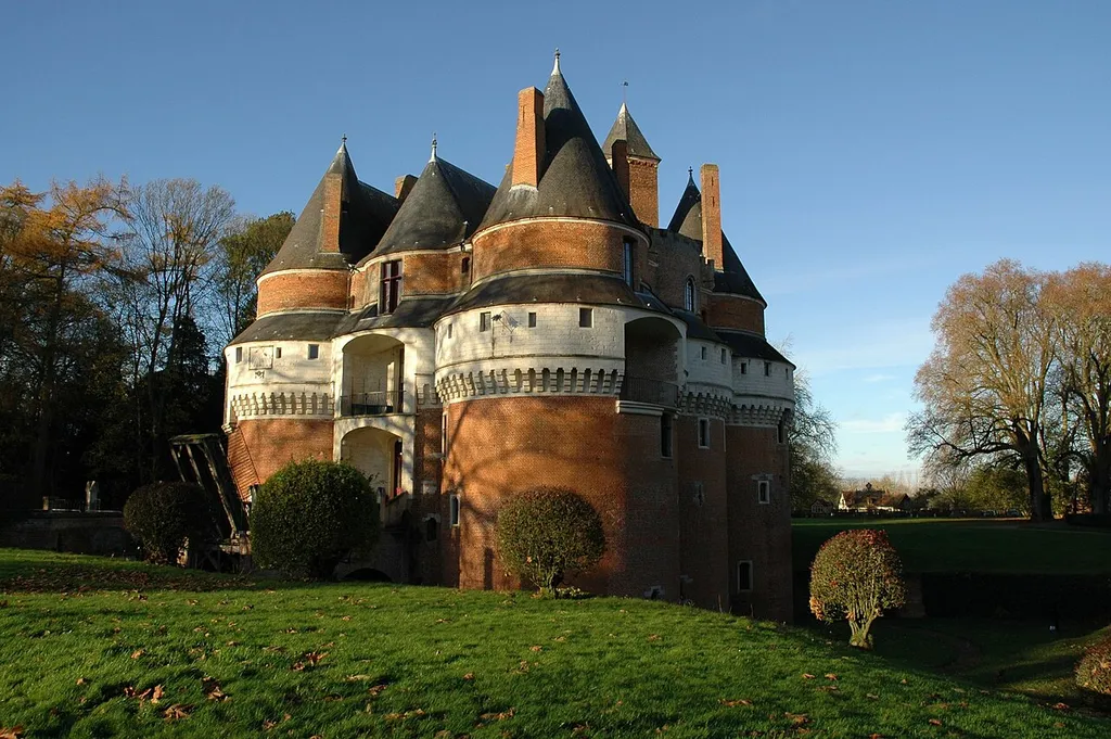 Rambures Castle, Rambures, Picardie, France