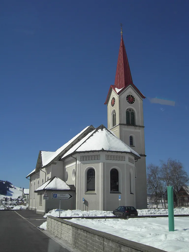 rom.-cath. Church of Willerzell SZ in Switzerland