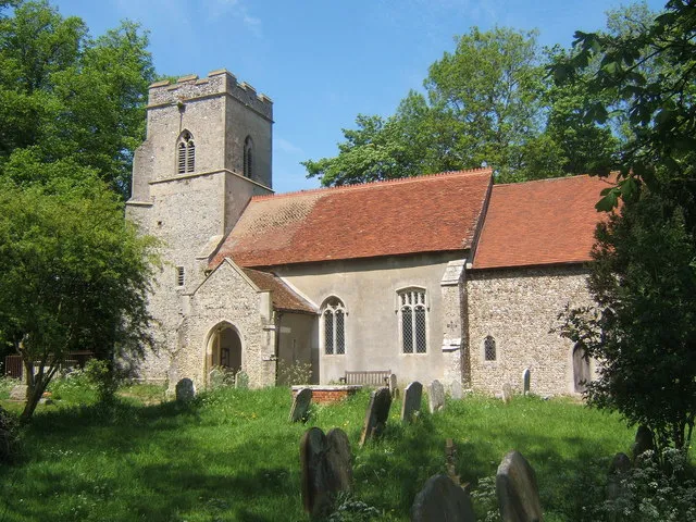 Church of St Peter in Creeting St Peter, Suffolk, England. A Grade I listed medieval church.