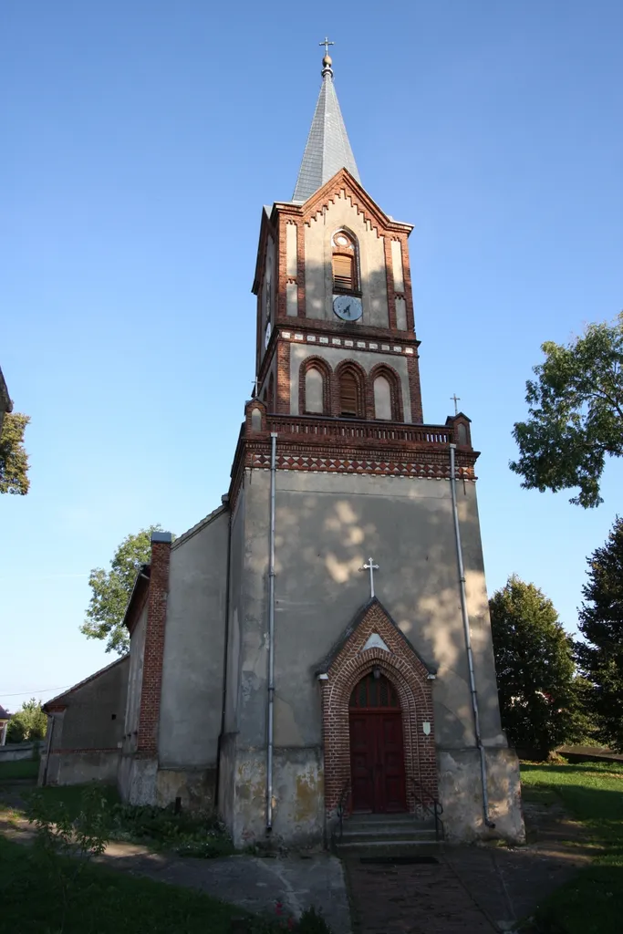 Glińsk, kościół fil. p.w. św. Józefa, mur., XVI, 1876-1883