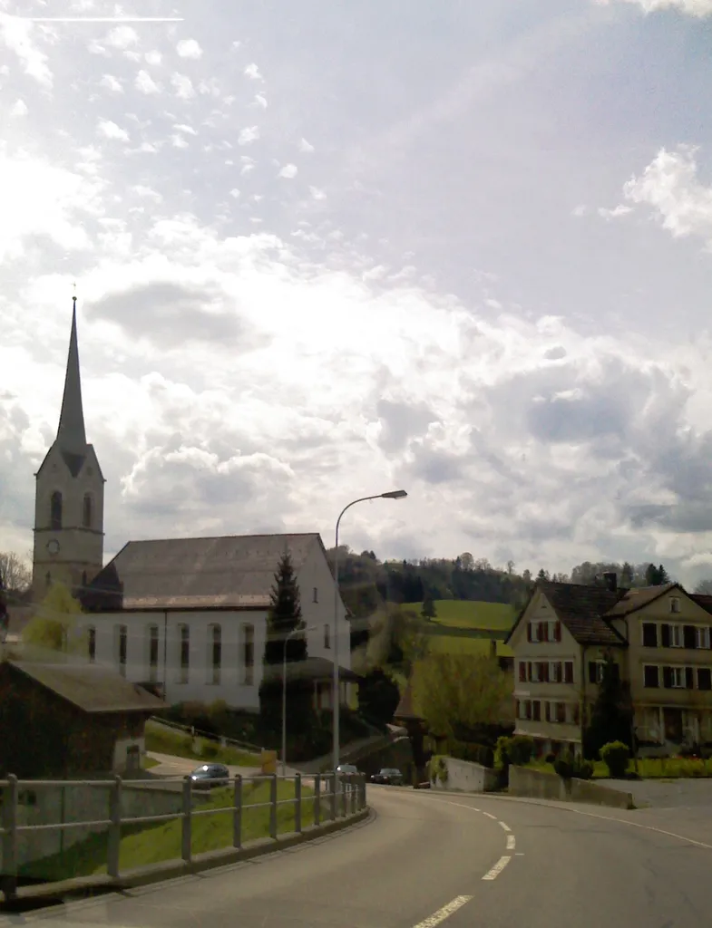 Lütisburg, Catholic church, Toggenburg, Switzerland - Lütisburg en Togenburgo, katolika preĝejo, Svislando