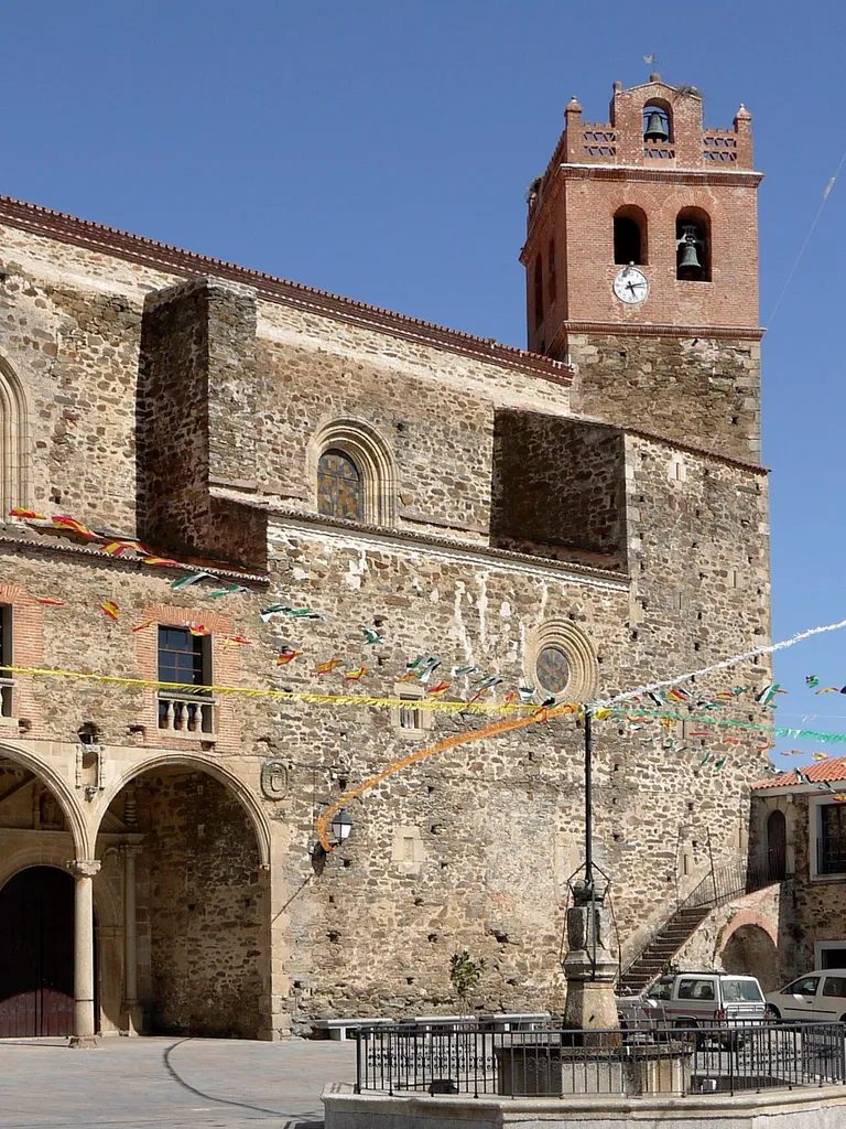 Iglesia Parroquial Ntra Sra de la Asunción, Jaraicejo, Prov. de Cáceres, Spain.