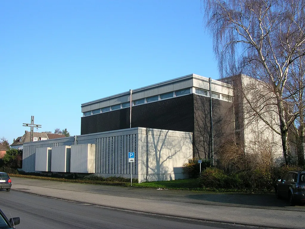 rk. Erlöserkirche in Aachen-Brand, erbaut 1969-1970