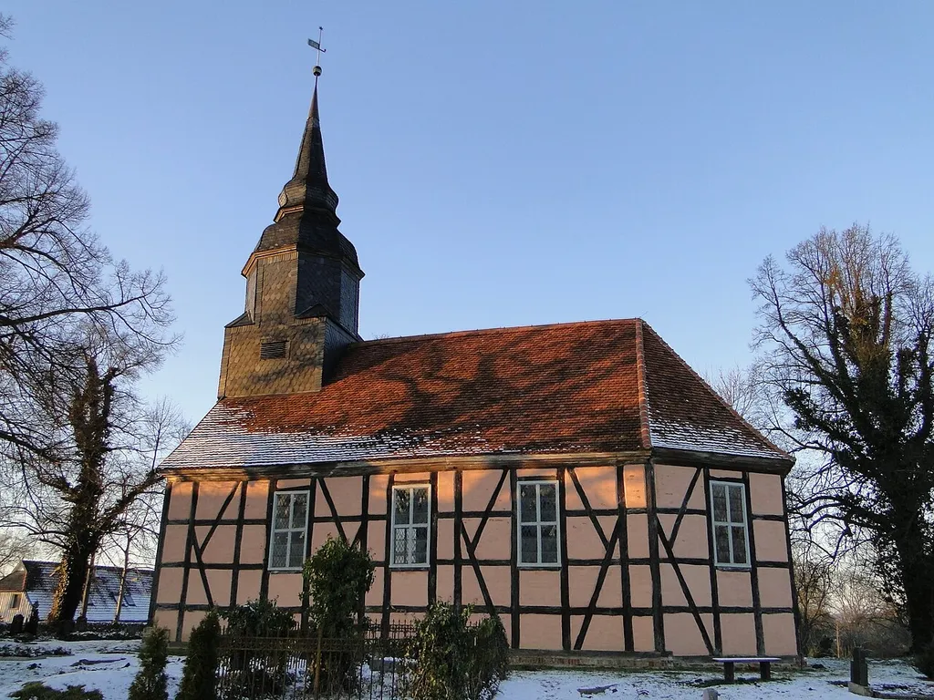 Church in Schönhausen, district Mecklenburg-Strelitz, Mecklenburg-Vorpommern, Germany