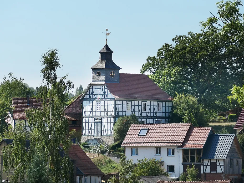 Die Evangelische Kirche Blankenbach steht auf dem Kirchberg in Blankenbach, einem Ortsteil der Stadt Sontra im nordhessischen Werra-Meißner-Kreis. Wegen ihrer künstlerischen, geschichtlichen und städtebaulichen Bedeutung ist die Dorfkirche ein geschütztes Kulturdenkmal.