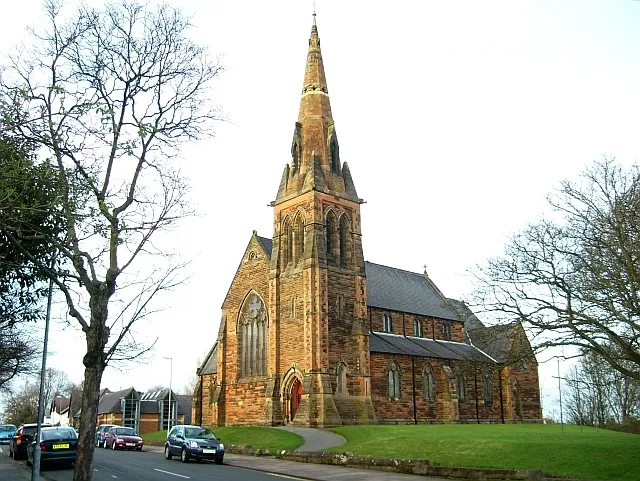 St James' parish church, St James' Road, Longsowerby, Carlisle, Cumbria, seen from the southwest