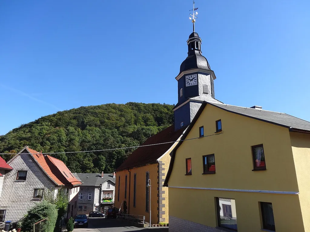 Hessian church in Kleinschmalkalden, Thuringia, Germany