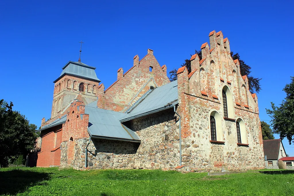 Kirche in Groß Legitten (heute Turgenewo, Oblast Kaliningrad).
