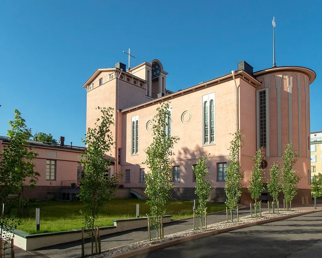 Töölö Church. Architect Hilding Ekelund