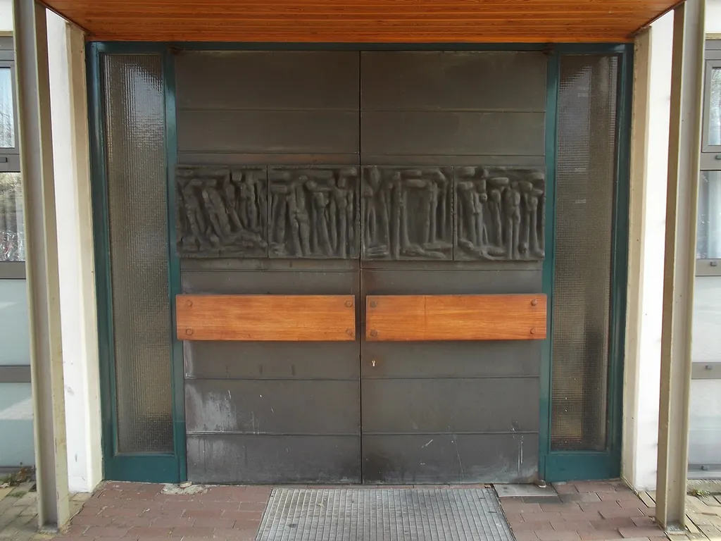 Gemeindezentrum, Berlin Neu-Buckow, Eingangstür
