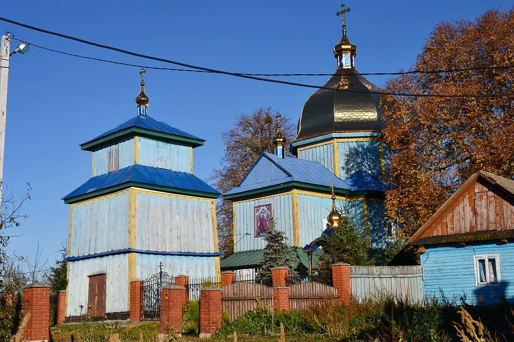 Аннозачаттівська церква (дер.) (1756—1779 рік) - вигляд з південного заходу - Ржищів (північно-східна частина села) Горохівський район Волинська область Україна