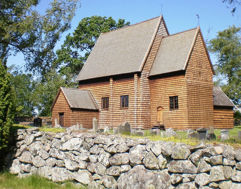 Granhults Church from the Southeast.
