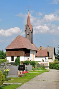 Kath. Filialkirche hl. Stefan und Friedhof