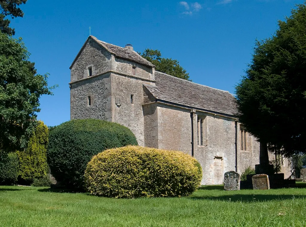 The church at Ampney St Peter, Gloucestershire, England.
