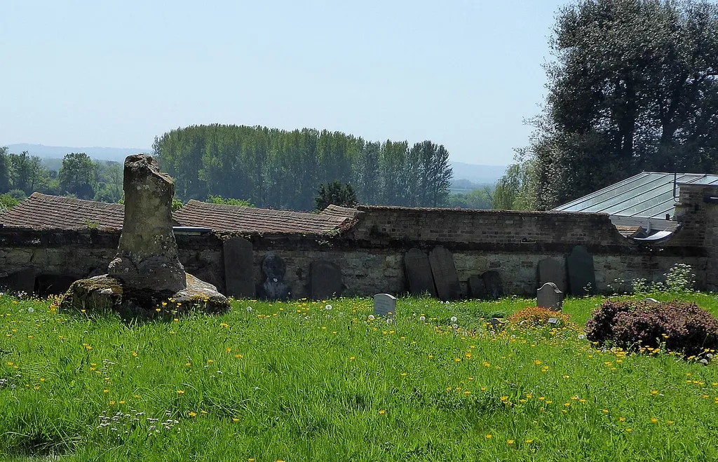 Base of churchyard cross, Dinton
