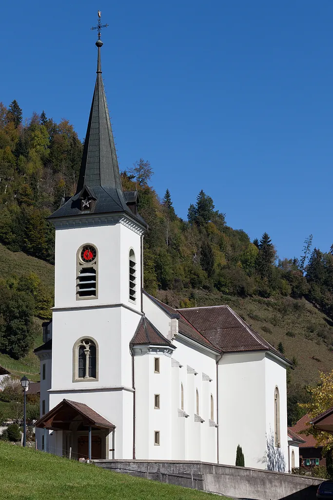 Eglise Saints-Jean-et Paul à Cerniat (FR)