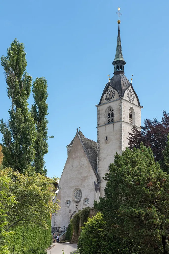 Parish church Saint Thomas Becket on Schlossplatz, municipality Althofen, district Sankt Veit, Carinthia, Austria, EU