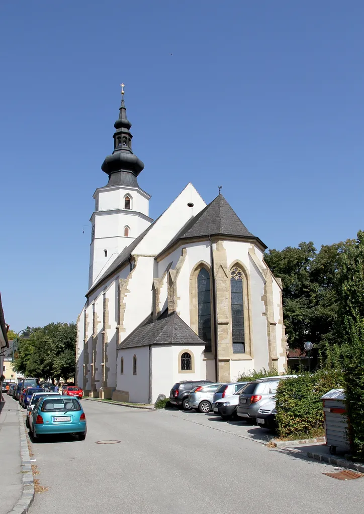 Die kath. Pfarrkirche hl. Jakobus d. Ä. in der niederösterreichischen Marktgemeinde Königstetten.