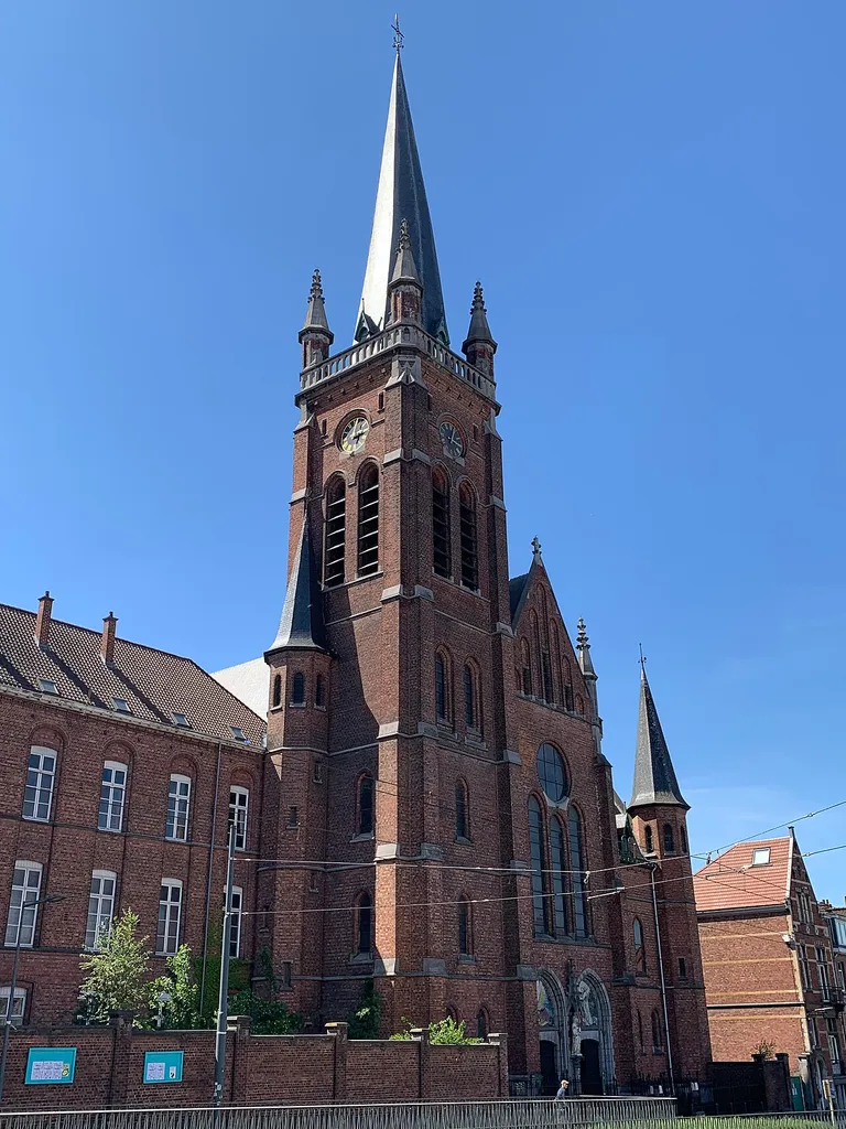 View of Saint Magdalene Church in Jette (Brussels)