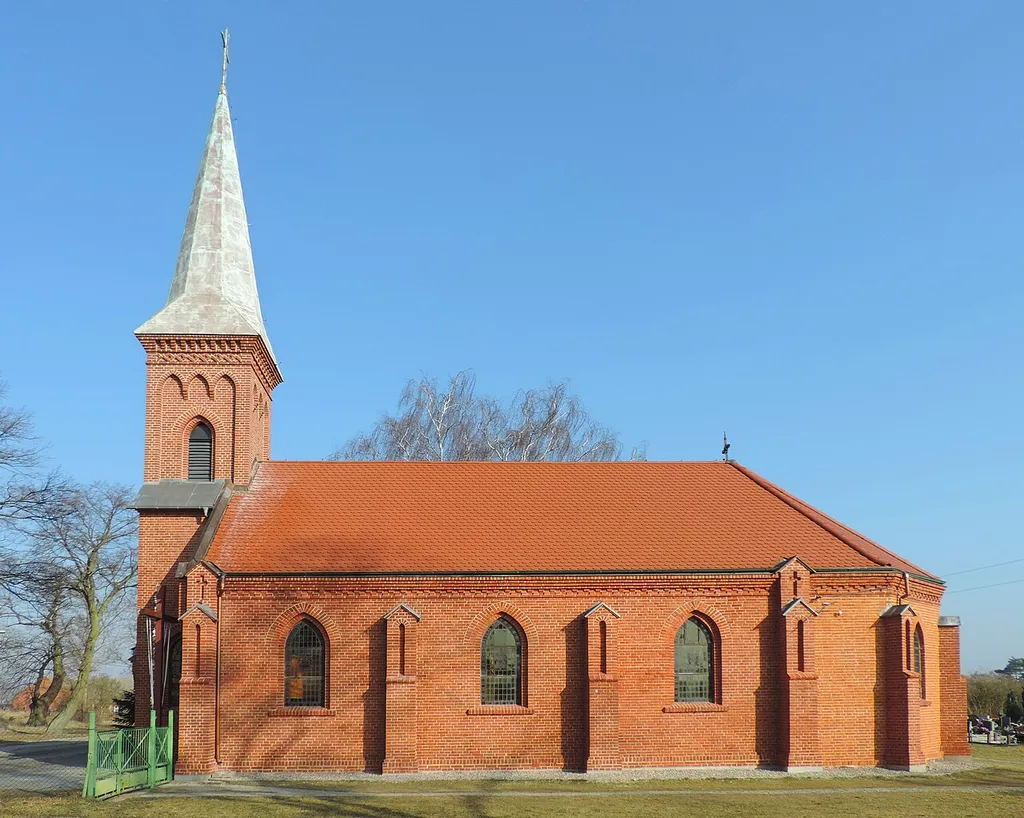 Kościół w Borzysławcu, gm. Goleniów