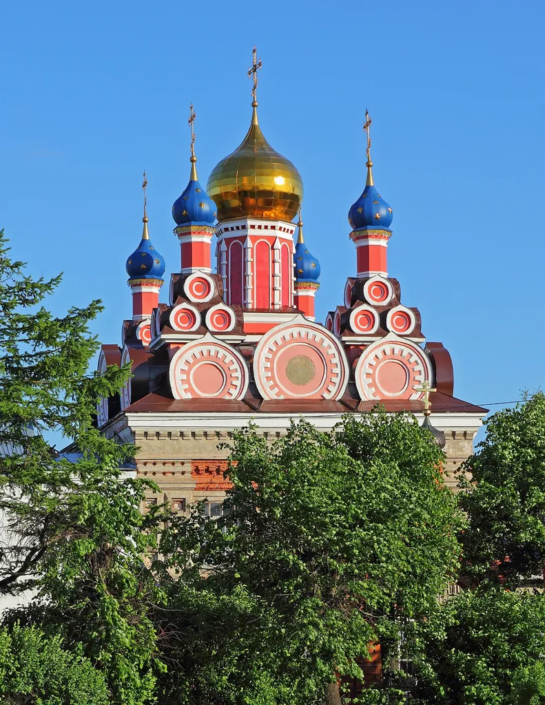 Taldom, Moscow Oblast, Russia. Church of Archangel Michael.