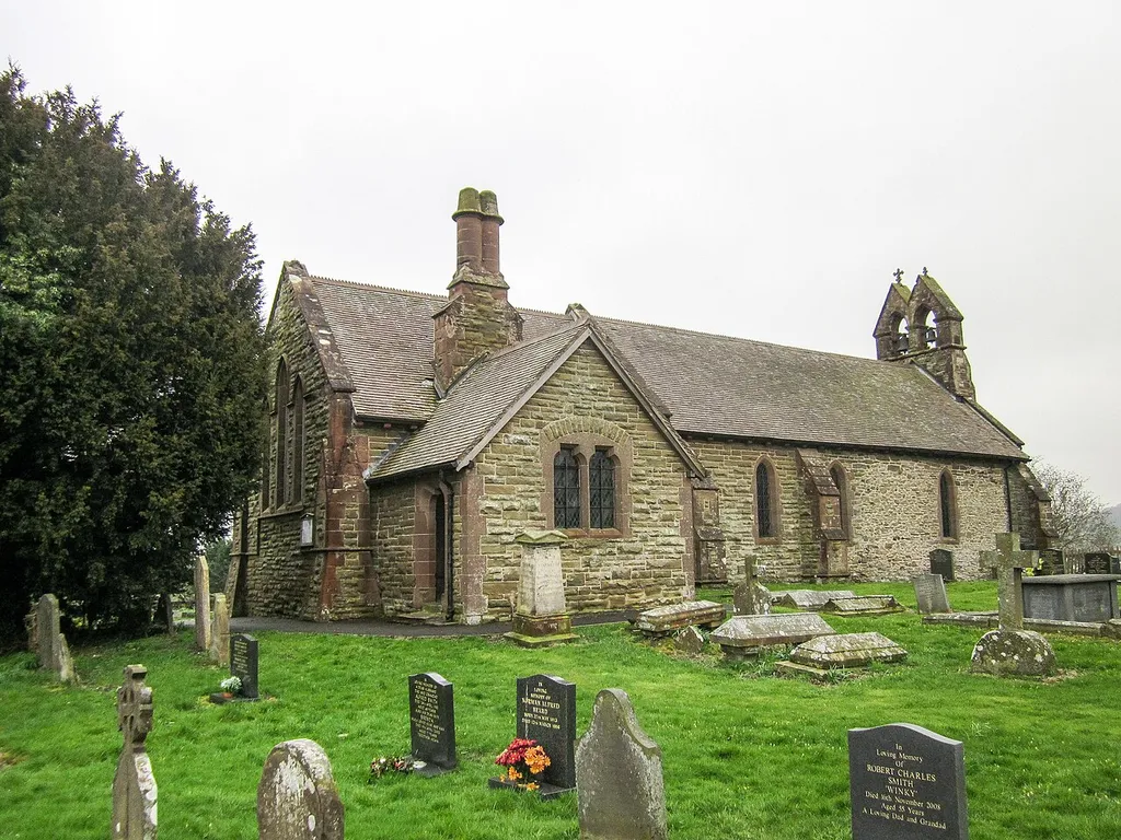 Photograph of St Thomas' Church, Halford, Craven Arms, Shropshire, England