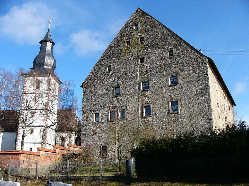 Schloss und Kirche von Rugendorf