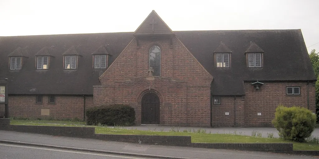 St Richard's parish church, Sydney Road, Haywards Heath, District of Mid Sussex, West Sussex, England. Built 1937–42.
