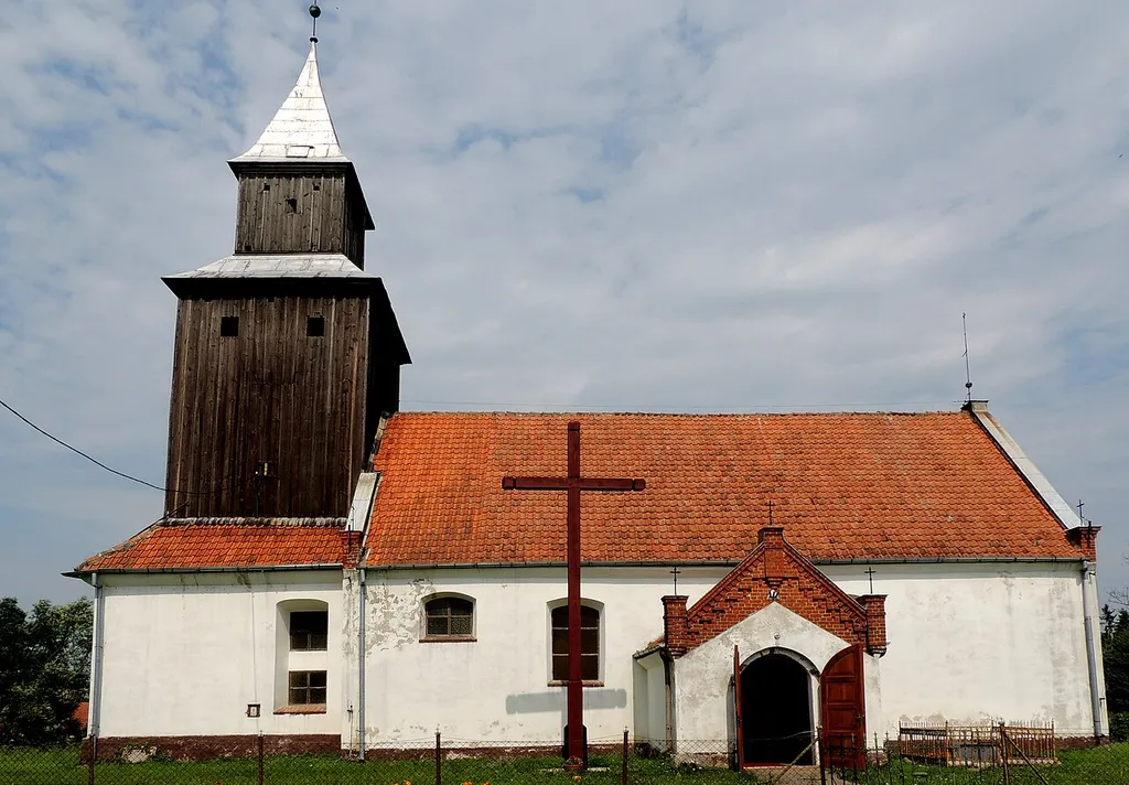 Stare Siedlisko - dawny kościół ewangelicki, obecnie rzymskokatolicki filialny p.w. św. Józefa Robotnika, 1770-1776, 1851