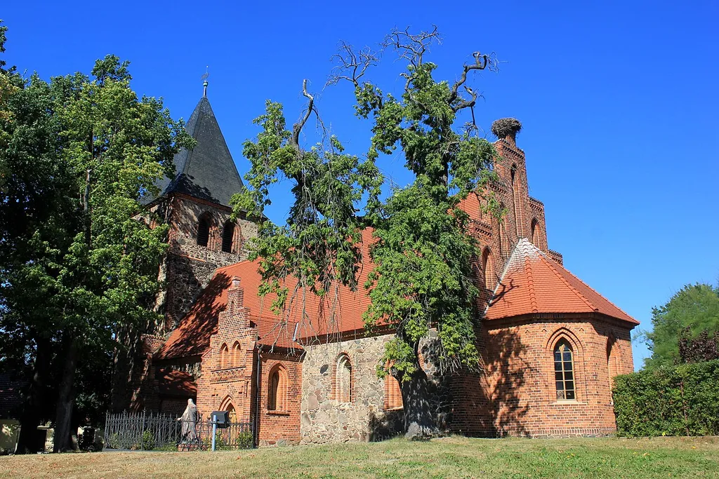 Ewangelska cyrkej w Skjarbošcu pola Drjowka.
