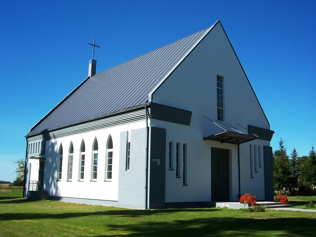 Catholic church in Žvirgždaičiai, Šakiai District, Lithuania