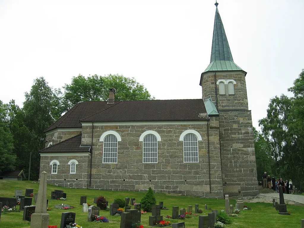 Spjærøy kyrkje, Hvaler, Østfold, Norway. Picture taken by PerPlex 17 June 2006. This is a photo of a monument in Norway, number: 85531 in the Norwegian Directorate for Cultural Heritage database.