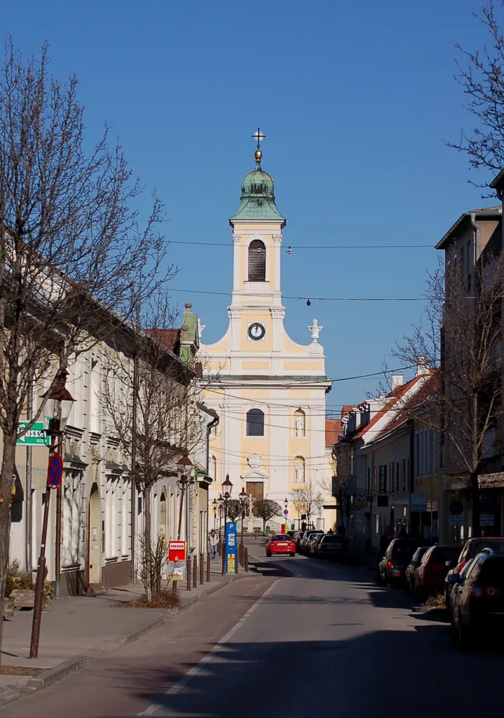 Church St. Leopold (a.k.a. Vorstadtkirche) at Wiener Straße, Wiener Neustadt, Lower Austria