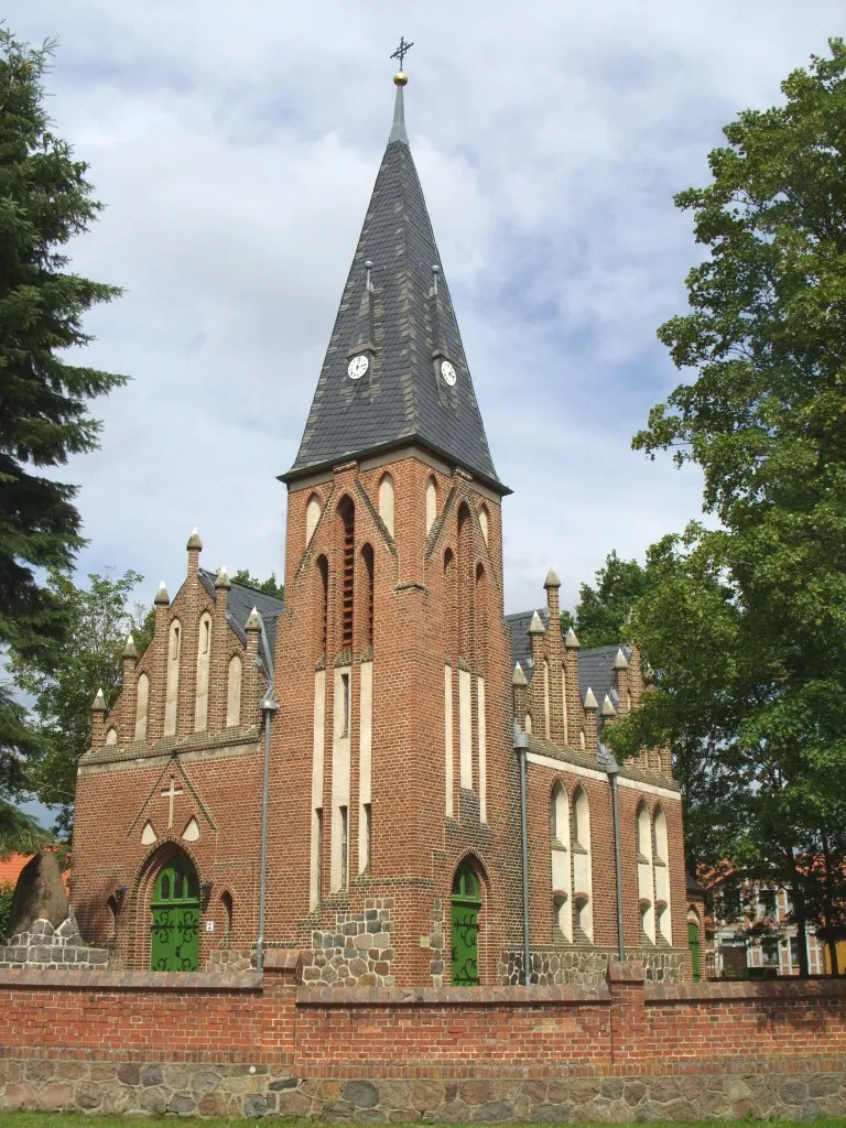 Church in Glövzin, district Prignitz, Brandenburg, Germany