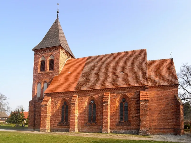 Church in Kritzkow, district Güstrow, Mecklenburg-Vorpommern, Germany