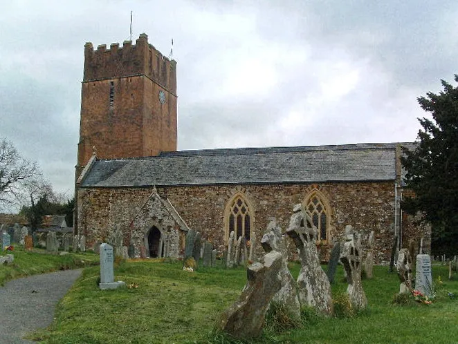 St Edmund's parish church, Dolton, Devon, seen from the southeast