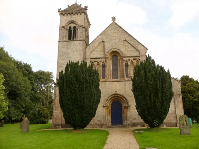 West front of St Nicholas' parish church, East Grafton, Wiltshire