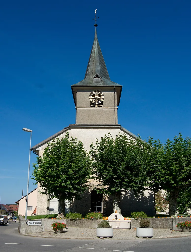 Eglise de Goumoens-la-Ville, Canton de Vaud, Suisse.