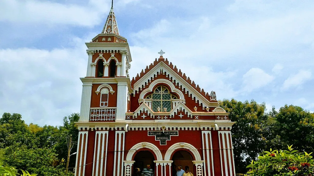 Prominent Church in Gubbi town built in 1904.