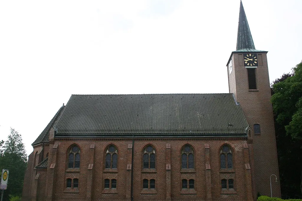 Historic Peter Church in Ostrhauderfehn, district of Leer, East Frisia, Germany