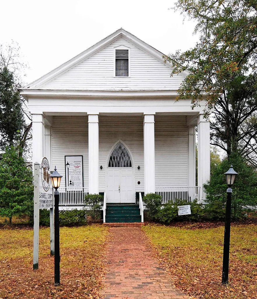 Old Presbyterian Church in Barnwell, South Carolina