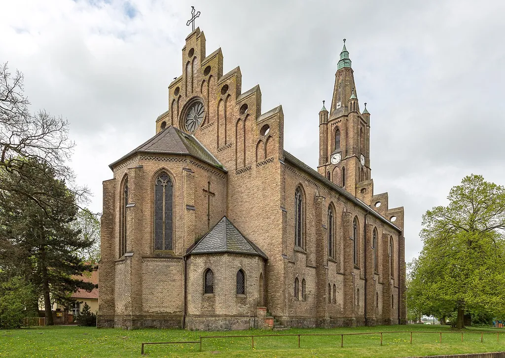 Town church in Fehrbellin, Brandenburg, Germany