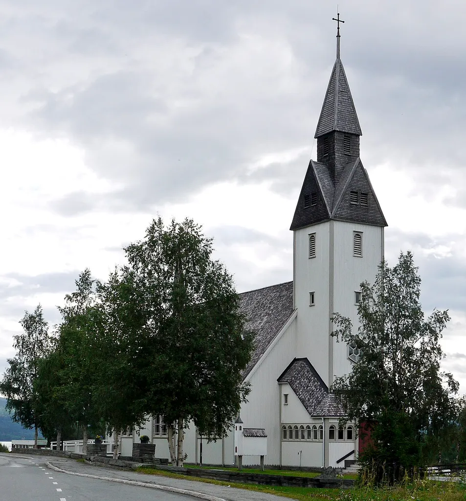 Tärna church, Tärnaby, Storuman. Diocese of Luleå, Västerbotten county.