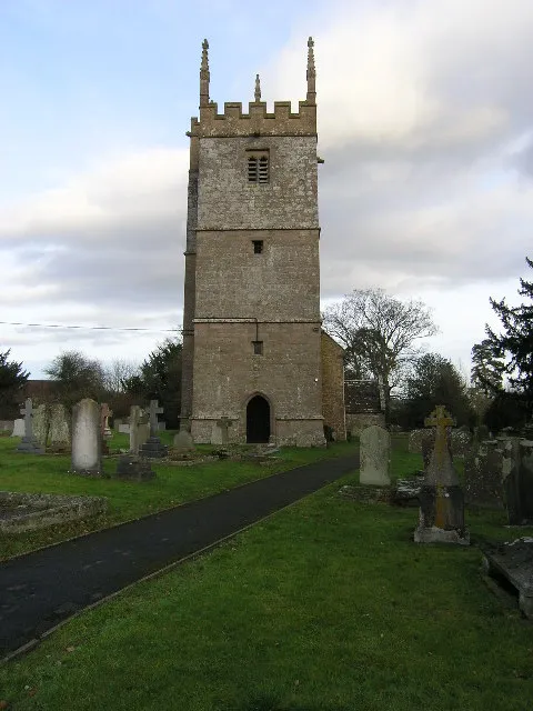 St Teilo's parish church, Llanarth, Monmouthshire, seen from the west