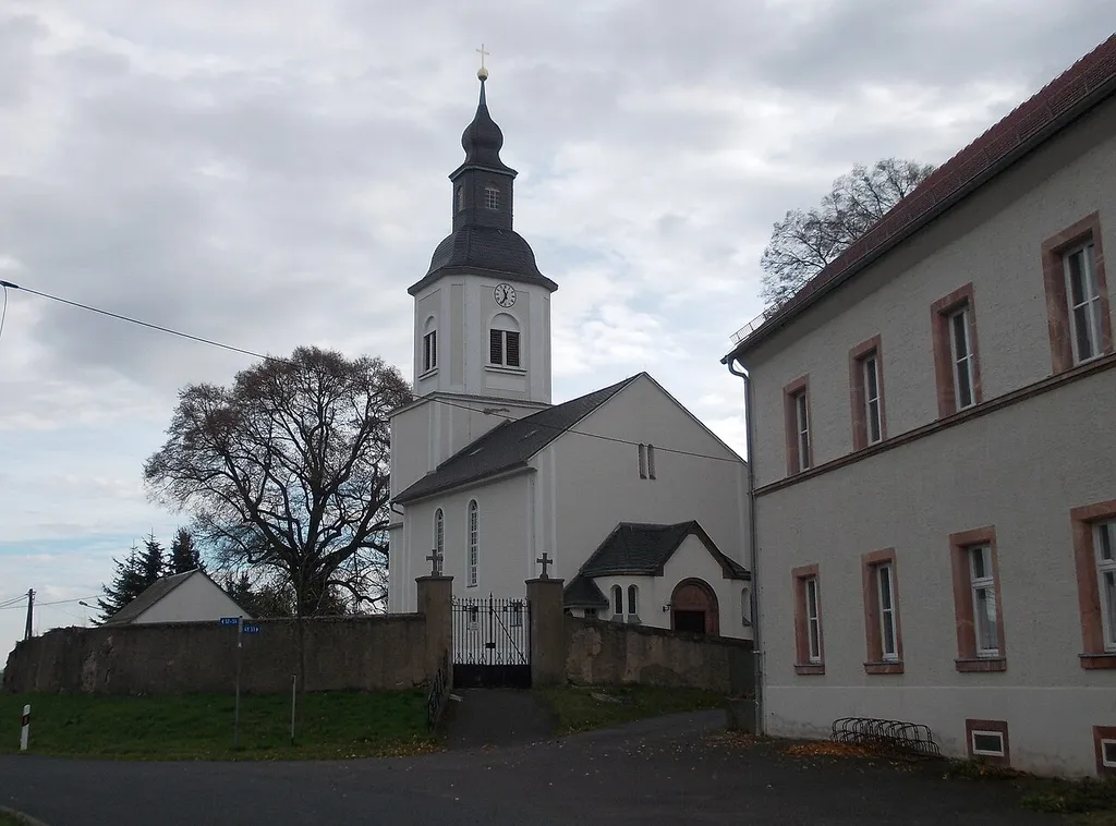St. George's Church in Nauenhain (Geothain, Leipzig district, Saxony)