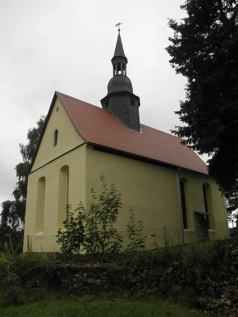 Church in Oberpöllnitz (Triptis) in Thuringia