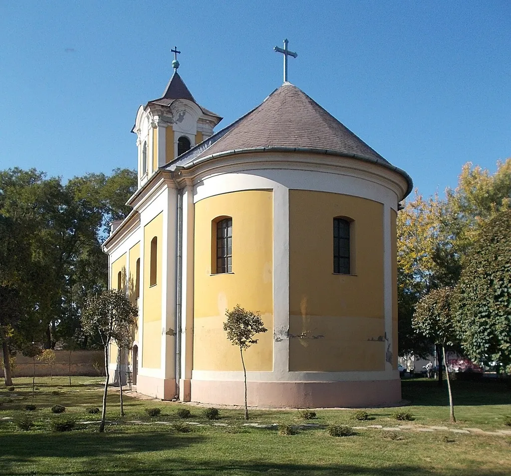 : St. George Greek Orthodox Church (completed in 1794 by Károly Rabl, the iconostas is a 1811 work by Miklós Jankovicz). At present, the Worship Service is held several times a year. It can be viewed only by appointment. - Horváth Ferenc street, Downtown, Karcag, Jász-Nagykun-Szolnok County, Hungary.