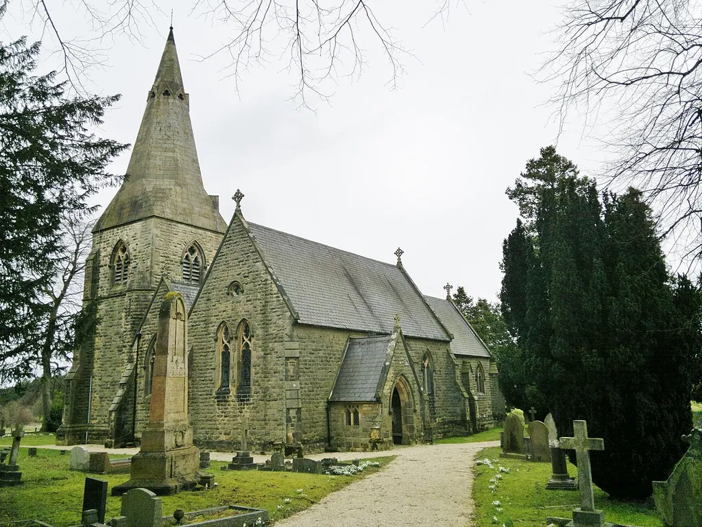 Photograph of Holy Trinity Church, Brackenfield, Derbyshire, England