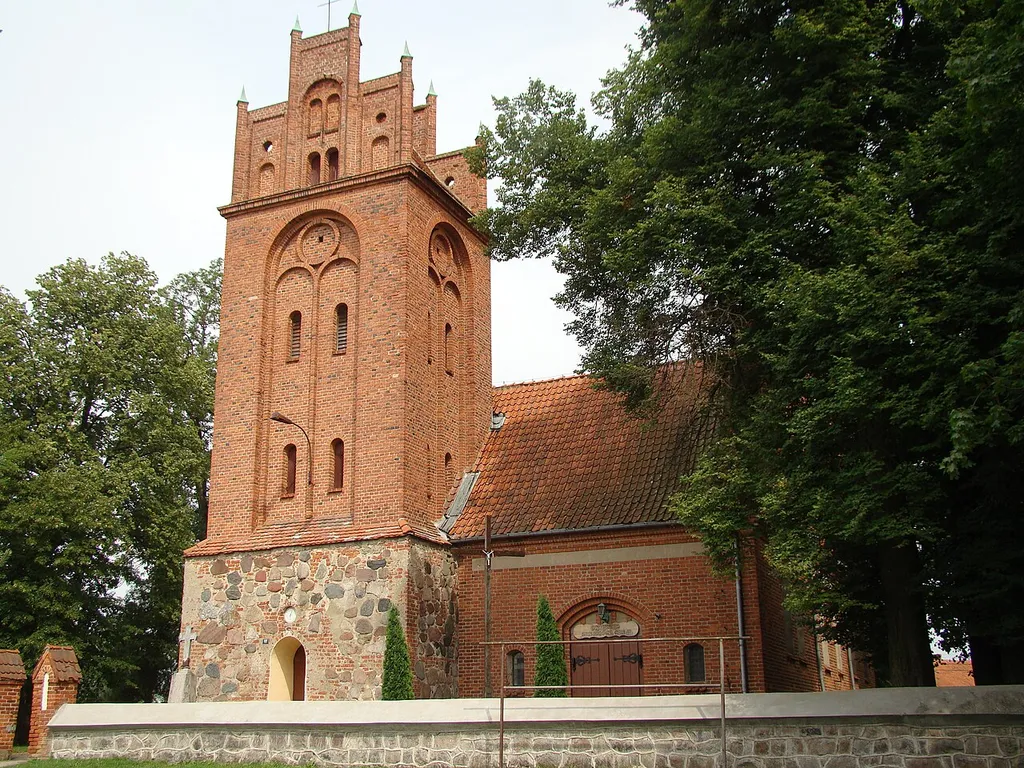 Rogiedle - rzymskokatolicki kościół parafialny p.w. św. Małgorzaty, XIV, 2 poł. XVII, 1914